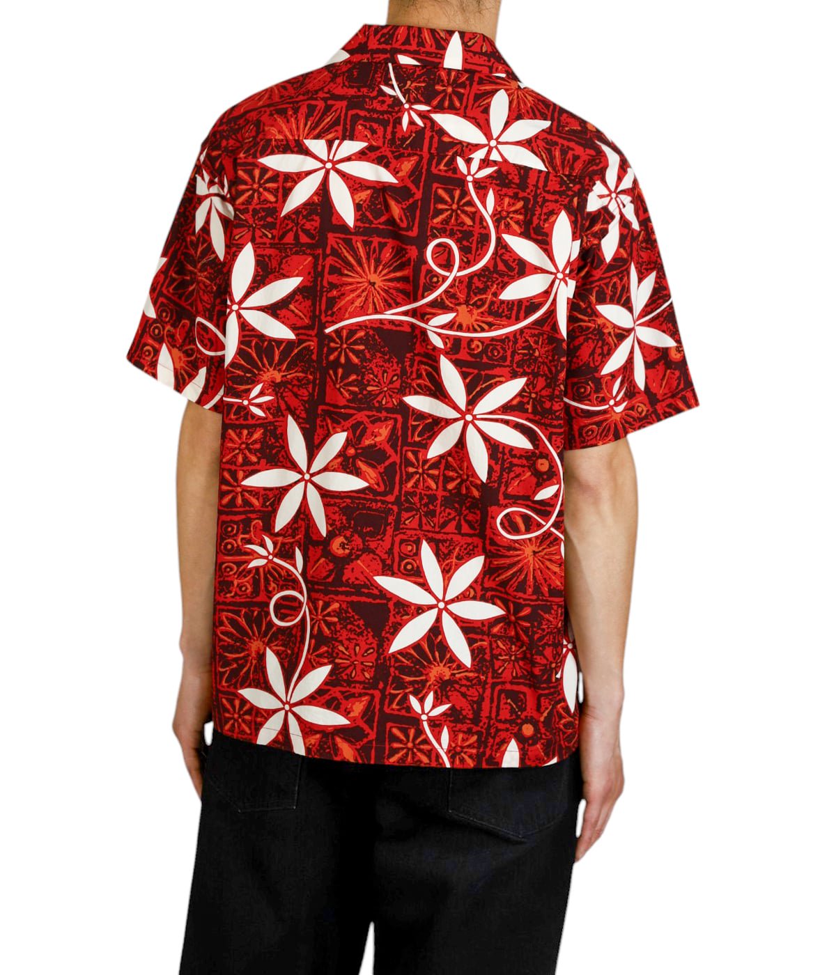 スターオブハリウッド Star of Hollywood スパイダー 半袖 S BLUE HAWAII” TYPEWRITER COTTON S/S OPEN SHIRT | STAR OF