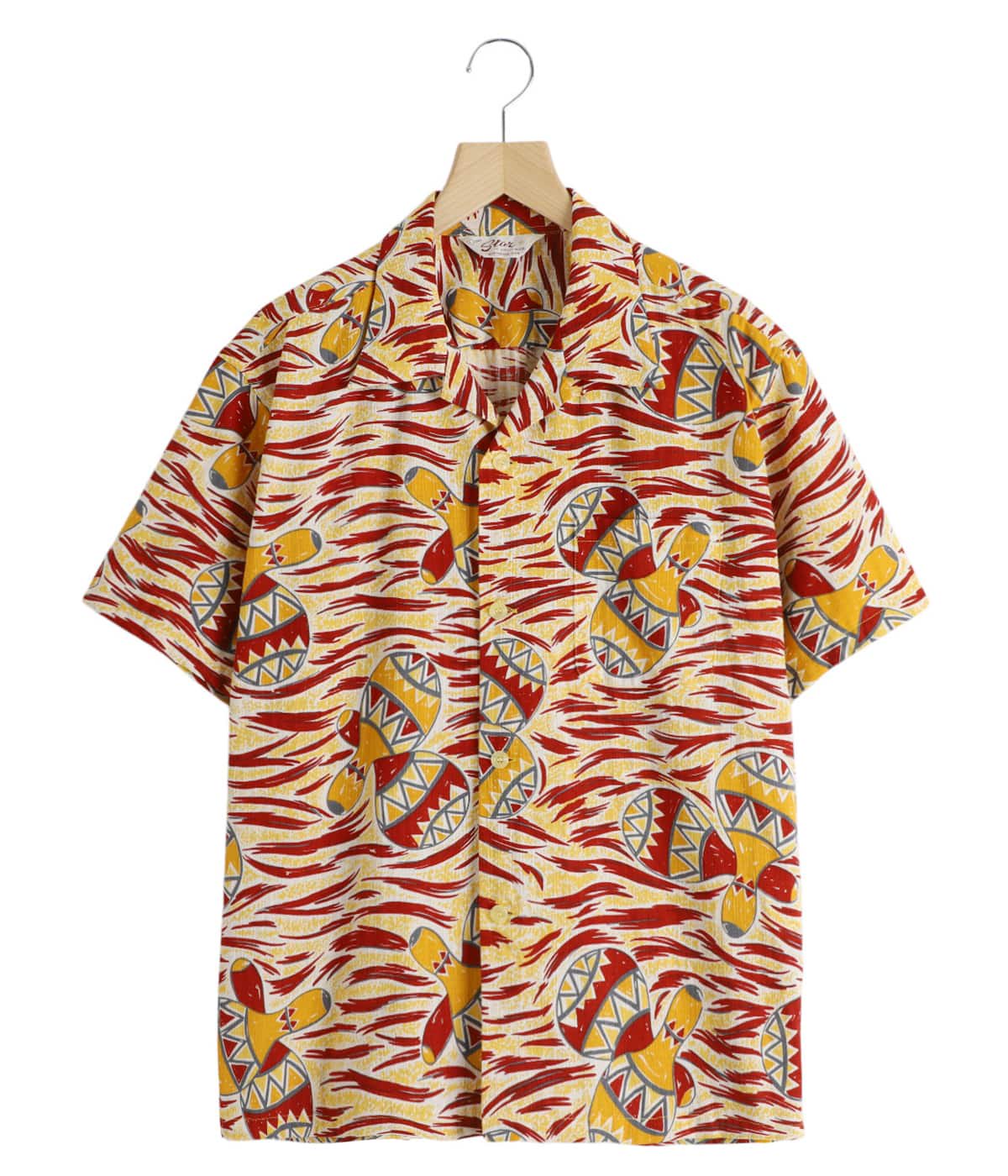 MARACAS” DOBBY COTTON S/S OPEN SHIRT | STAR OF HOLLYWOOD(スター