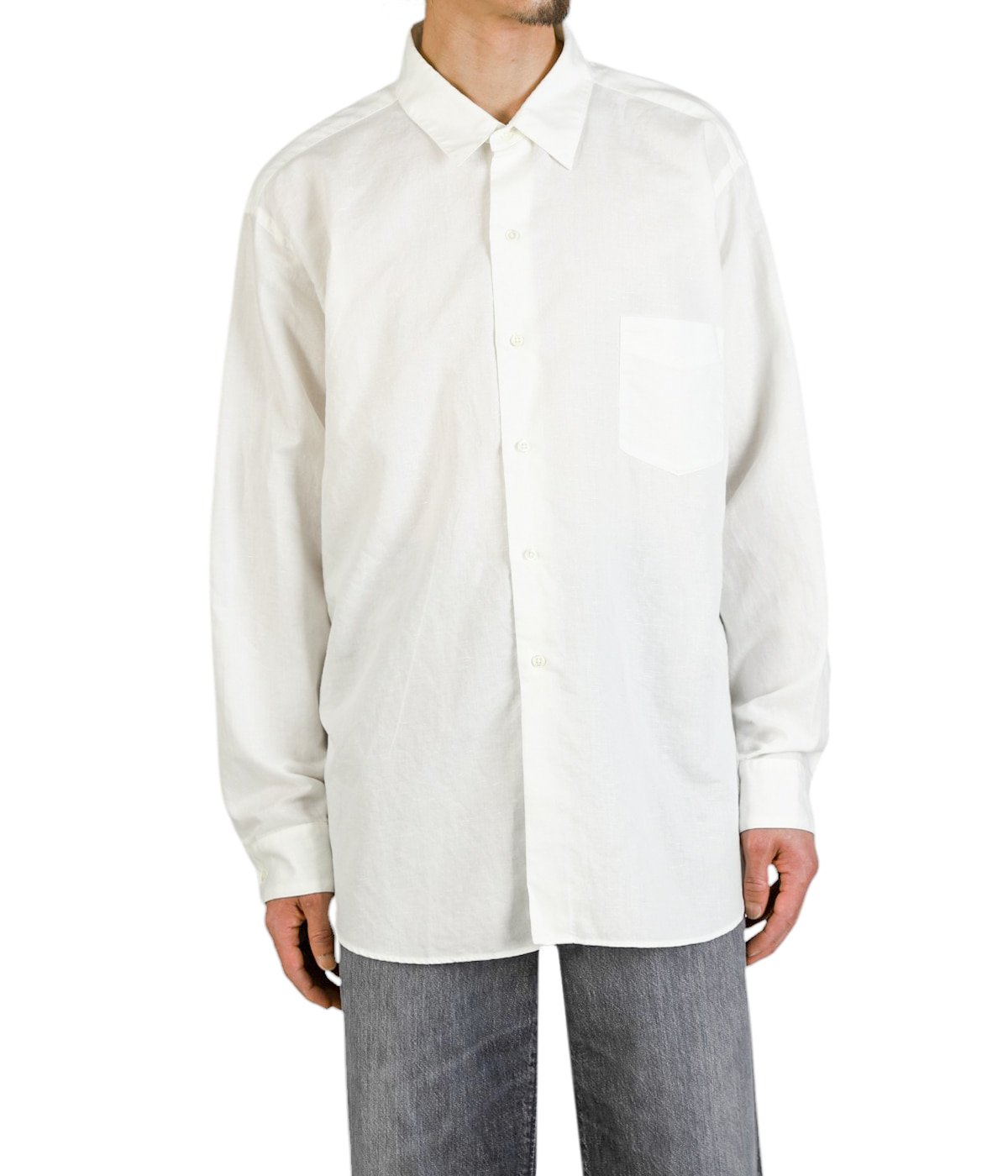 Regular Collar Long Sleeve Shirt | CIOTA(シオタ) / トップス Regular Collar Long Sleeve Shirt | CIOTA(シオタ) / トップス