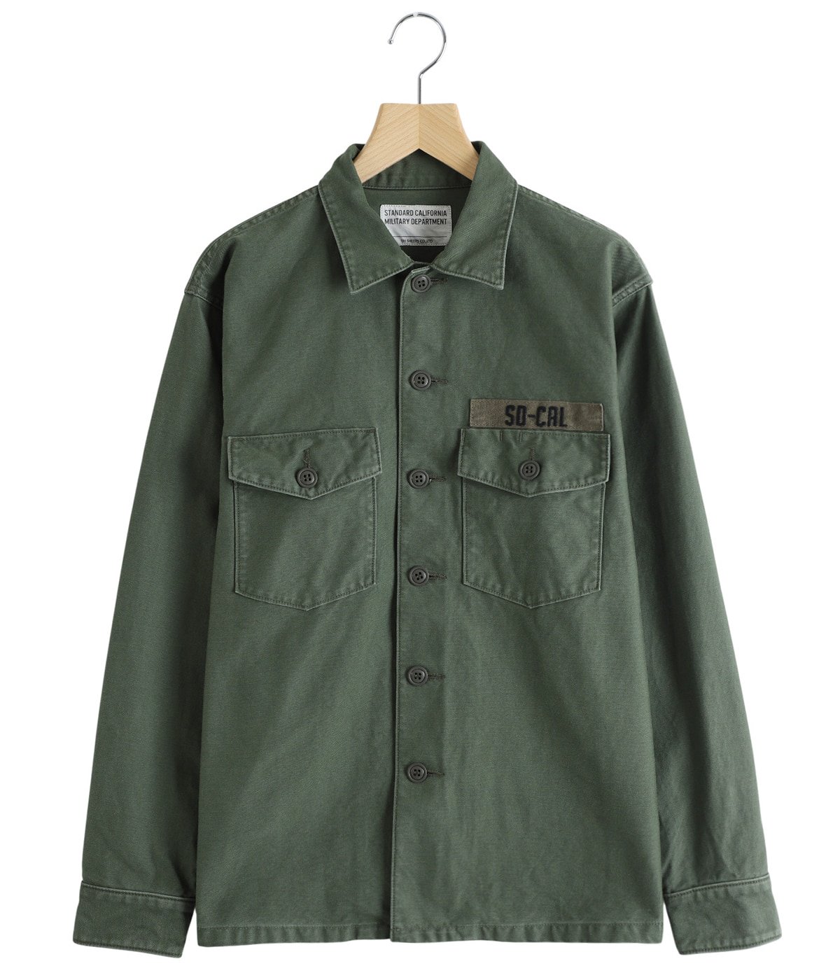 スタンダードカリフォルニア　ロンT　長袖　M　オリーブ　緑　カーキ スタンダードカリフォルニア ロンT 長袖 M オリーブ 緑 カーキ