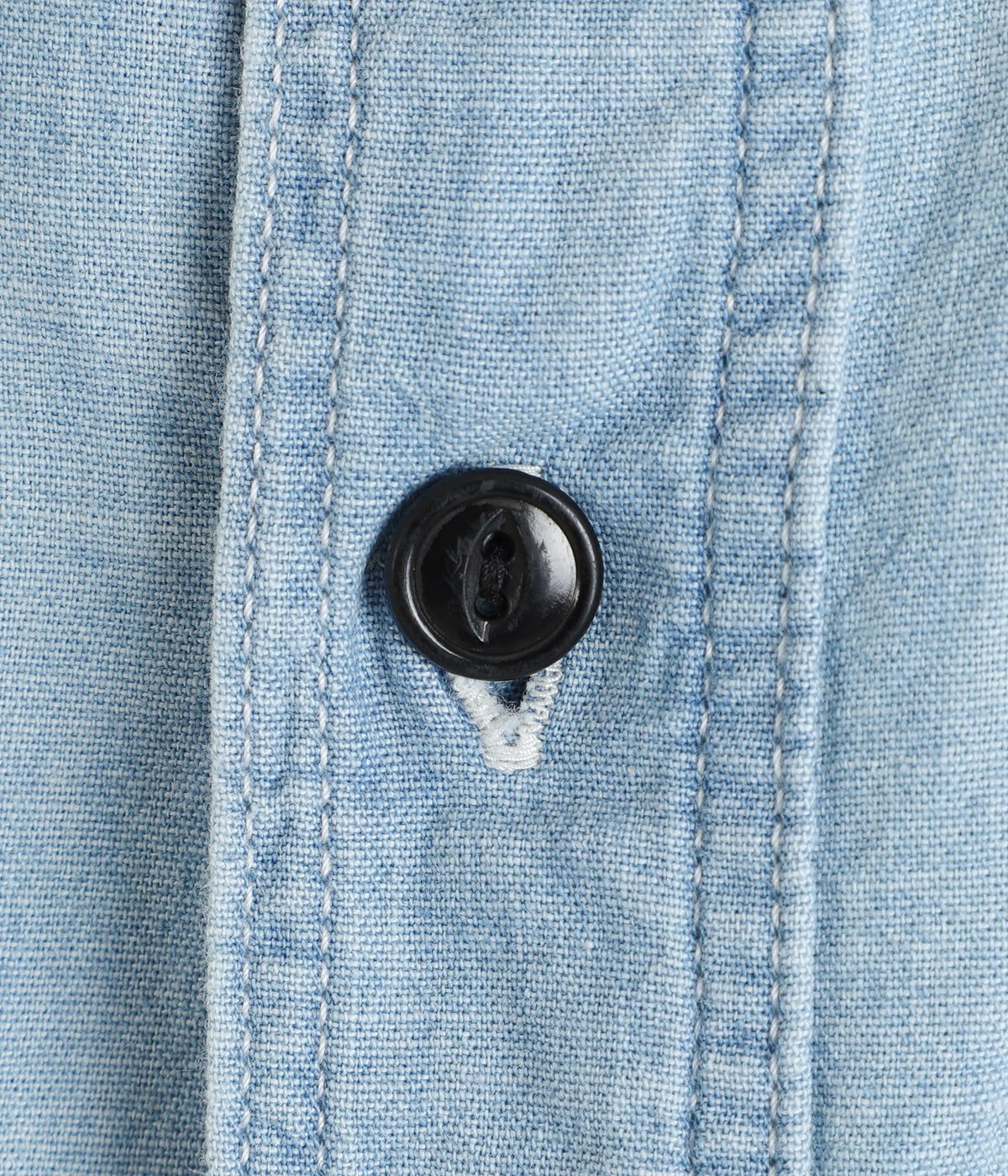 SD Stadium Logo Patch Chambray Shirt | STANDARD CALIFORNIA SD Stadium Logo Patch Chambray Shirt | STANDARD CALIFORNIA