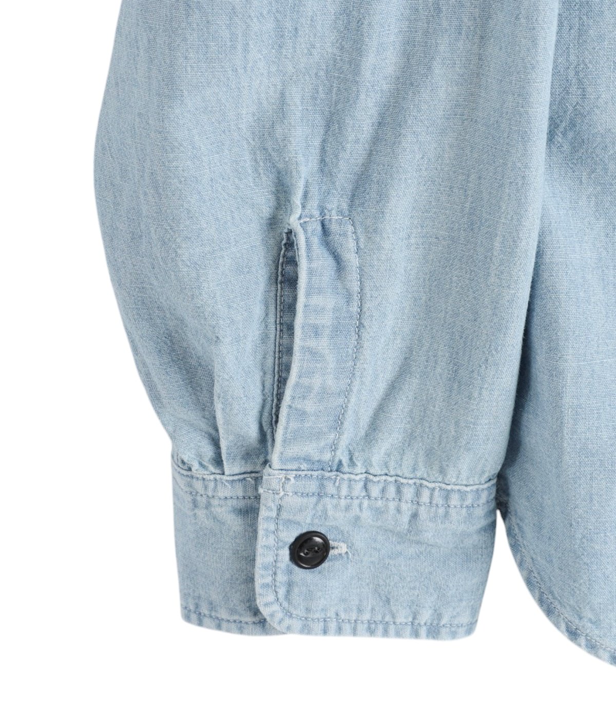 SD Stadium Logo Patch Chambray Shirt | STANDARD CALIFORNIA SD Stadium Logo Patch Chambray Shirt | STANDARD CALIFORNIA