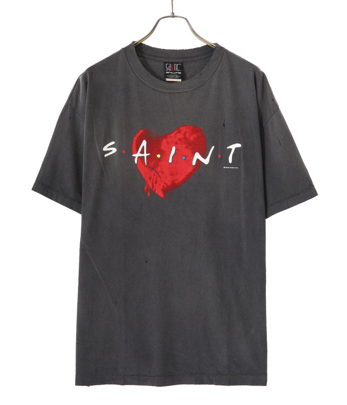 SAINT MICHAELセントマイケル HEART tシャツ 22aw