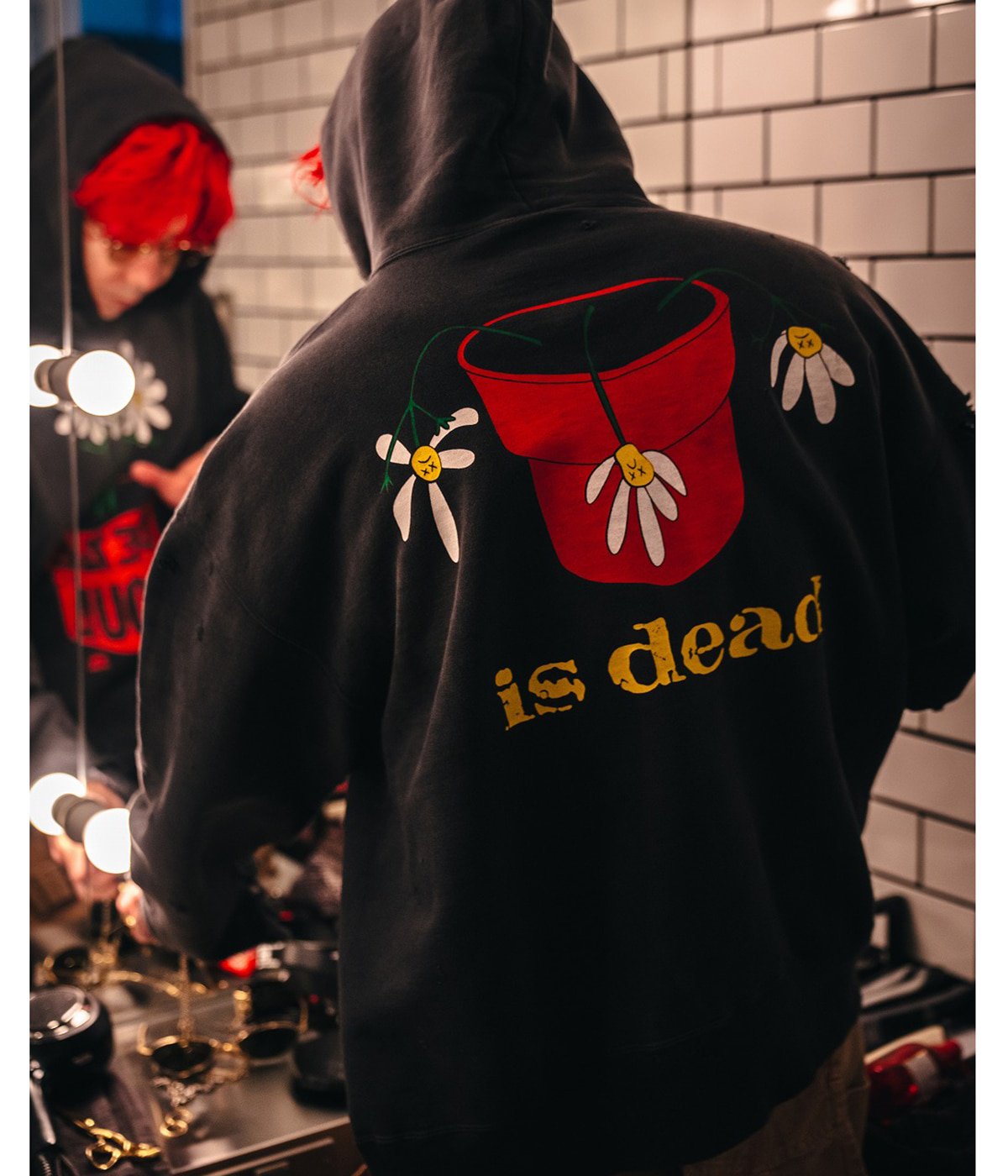 m*e様 SAINT Mxxxxxx 20AW SM13 パーカー RED サイ DLS_HOODIE/DE LA SOUL | SAINT Mxxxxxx(セント マイケル) / トップス