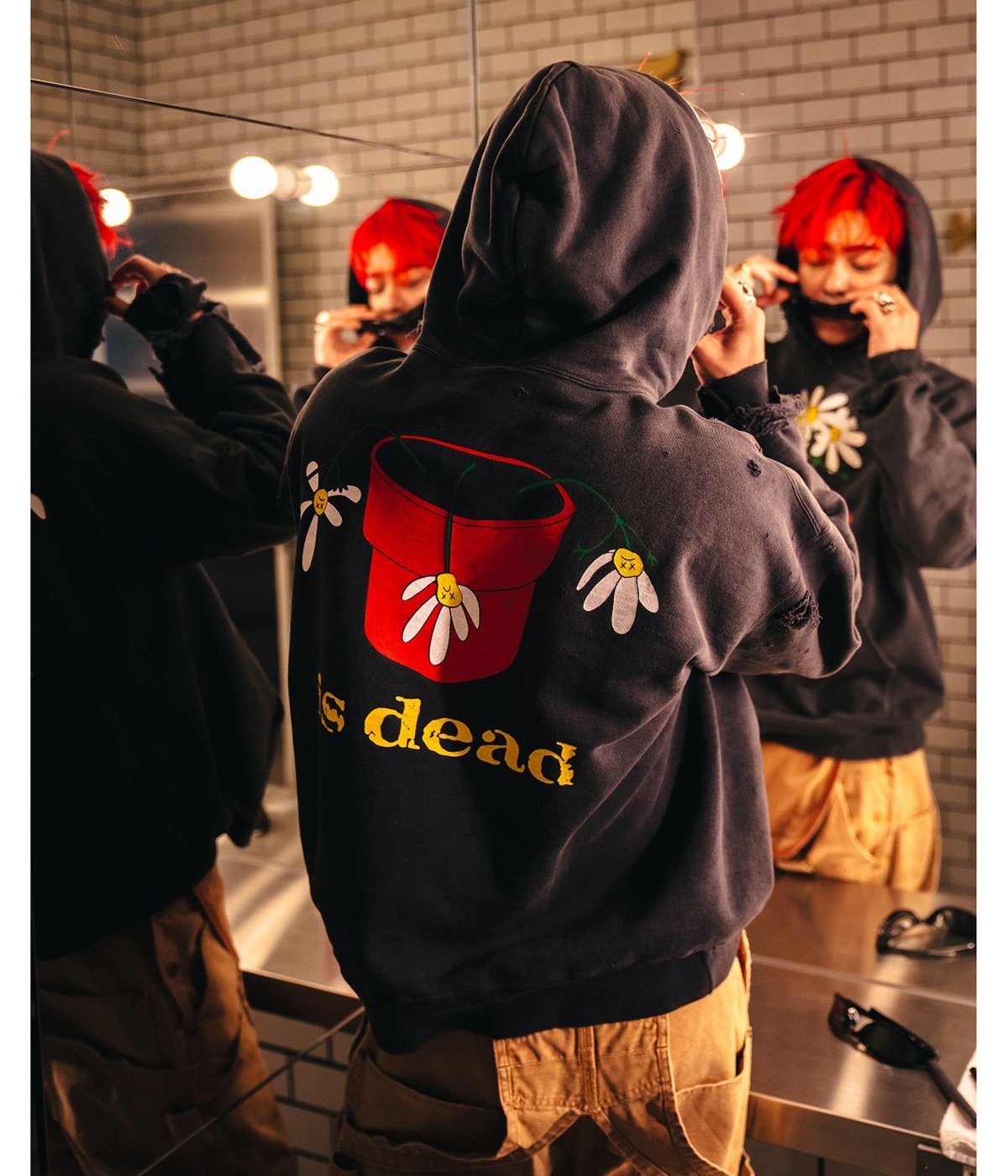 SAINT MXXXXXX DE LA SOULセントマイケルコラボパーカー DLS_HOODIE/DE LA SOUL | SAINT Mxxxxxx(セント マイケル) / トップス