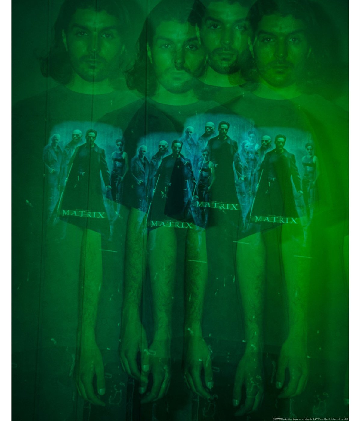 MTRX_SS TEE/THE MATRIX GREEN LOGO | SAINT Mxxxxxx(セント マイケル