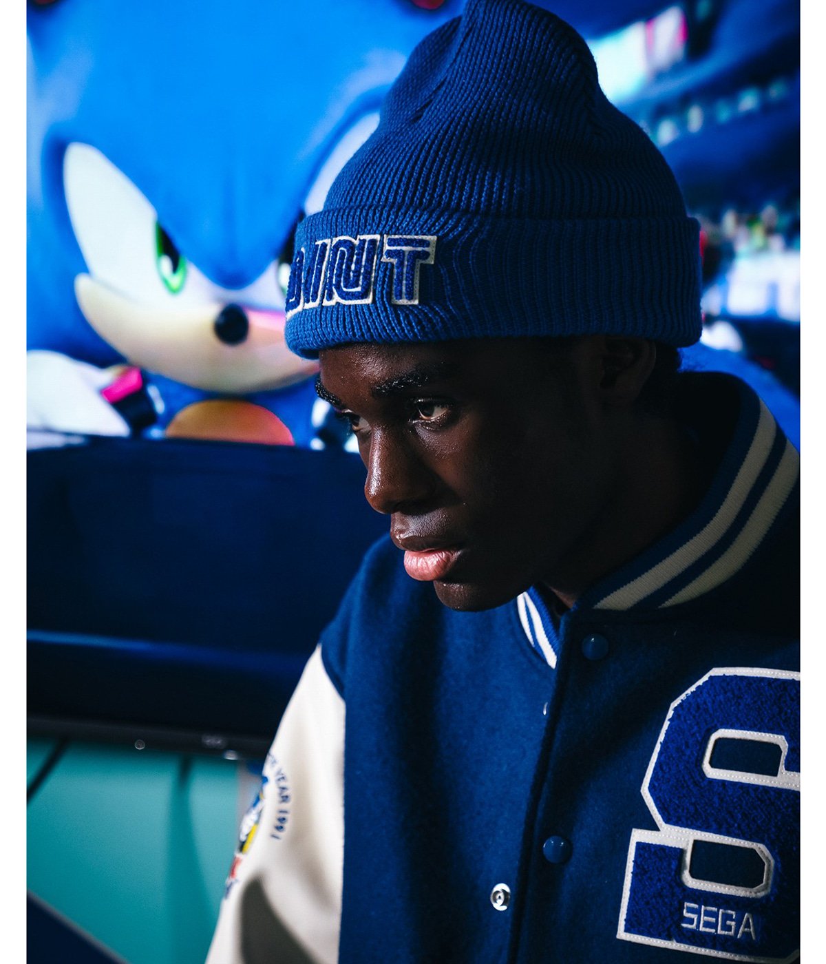 SAINT Mxxxxxx ニットキャップ セントマイケル ビーニー セントマイケル SAINT Mxxxxxx SAINT Knit Cap （Navy