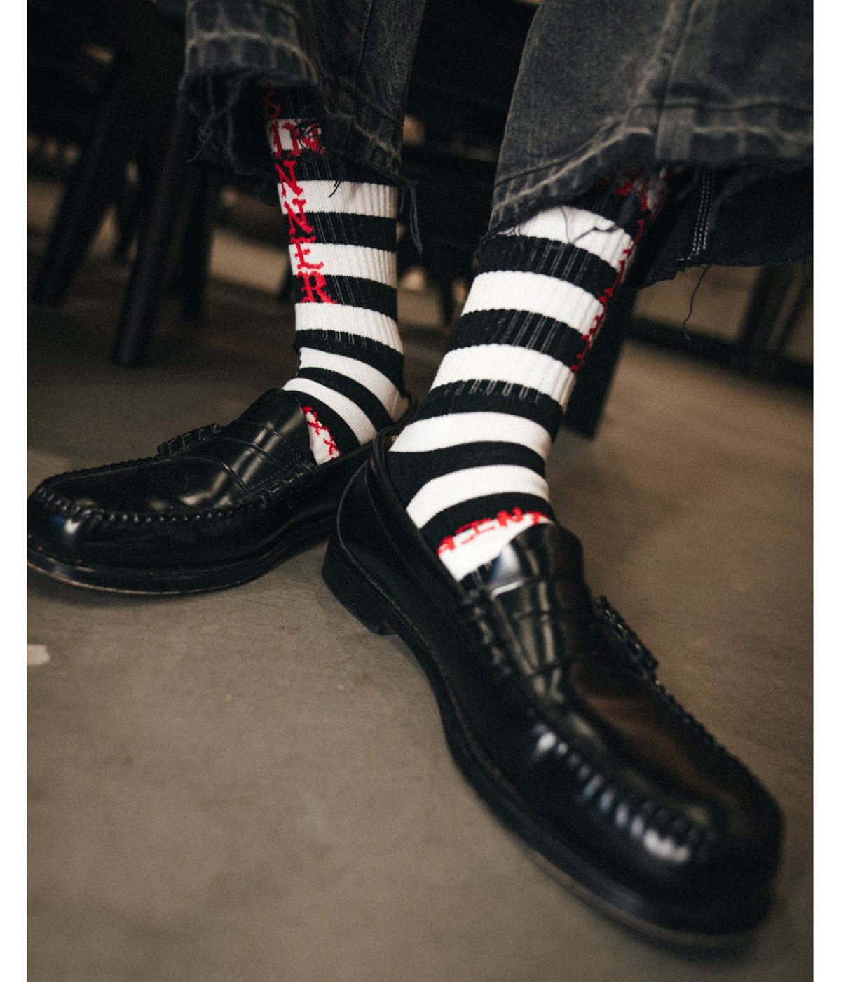 SOCKS BORDER | SAINT Mxxxxxx(セント マイケル) / ファッション雑貨