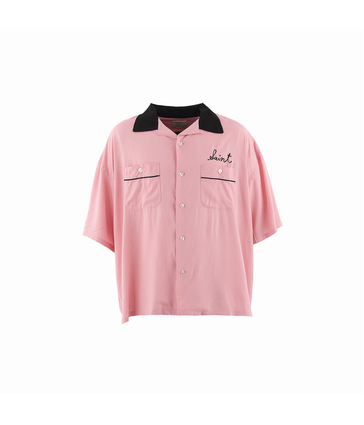【最終値】【閲覧数379】Lammlin's ボウリングシャツ Pete BOWLING SHIRT/TRUMP | SAINT Mxxxxxx(セント マイケル) / トップス