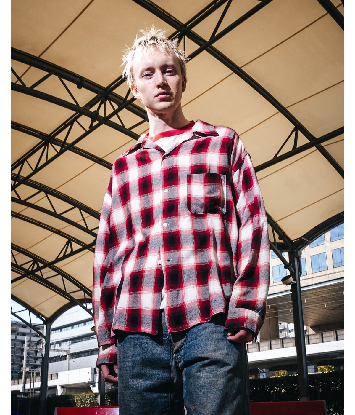 RAYON SHIRT/CHECK | SAINT Mxxxxxx(セント マイケル) / トップス 長袖