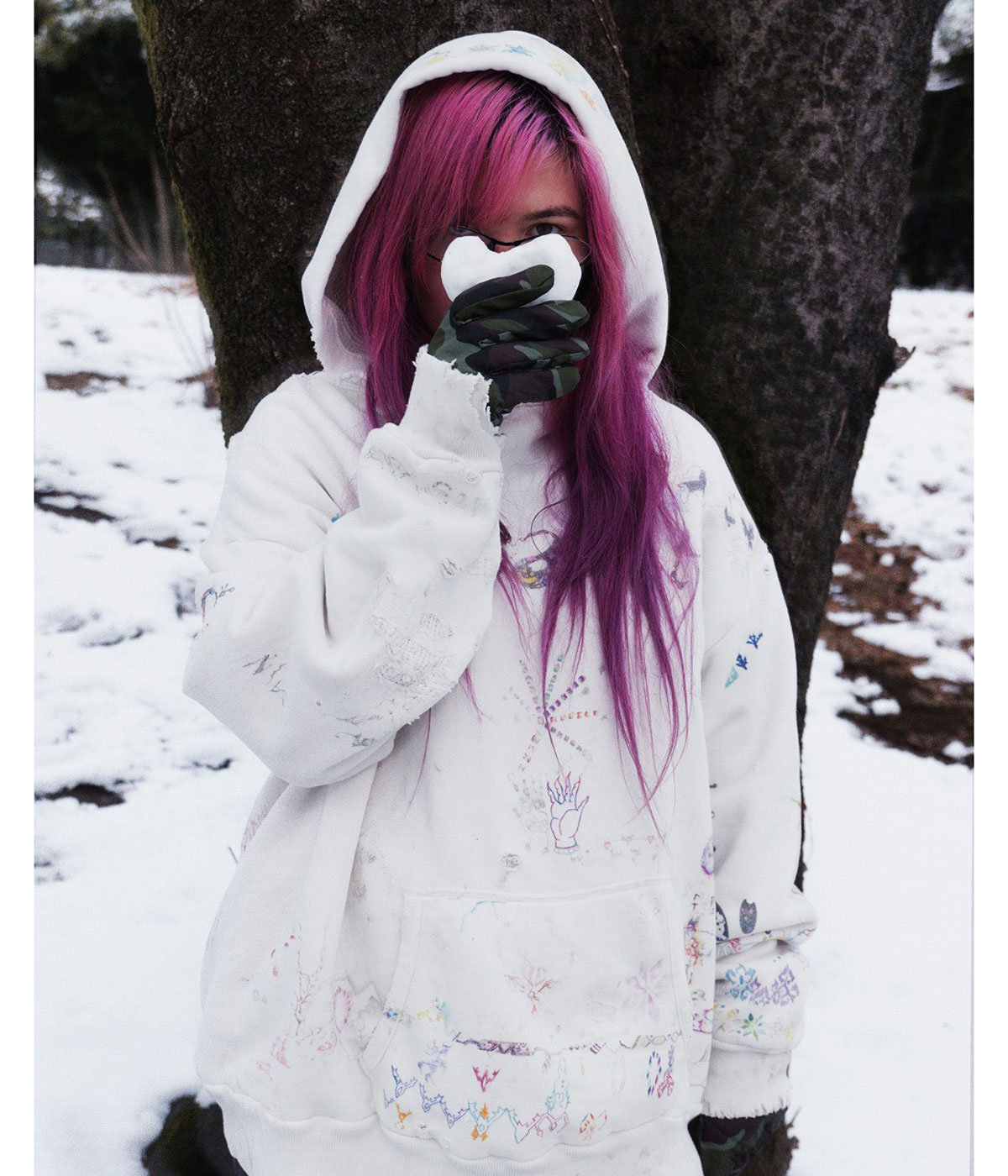 トップス SAINT Mxxxxxx COCO_DOUBLE FACE HOODIE COCO_DOUBLE FACE HOODIE | SAINT Mxxxxxx(セント マイケル
