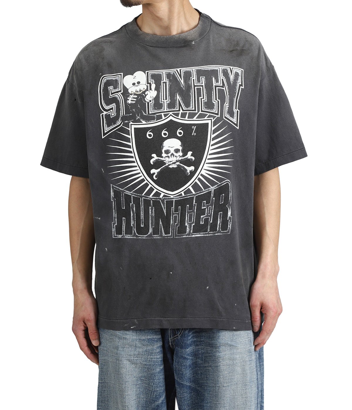 ボディハンター Tシャツ ブラック BH_SS T-SHIRT/SAINTY HUNTER | SAINT Mxxxxxx(セント マイケル