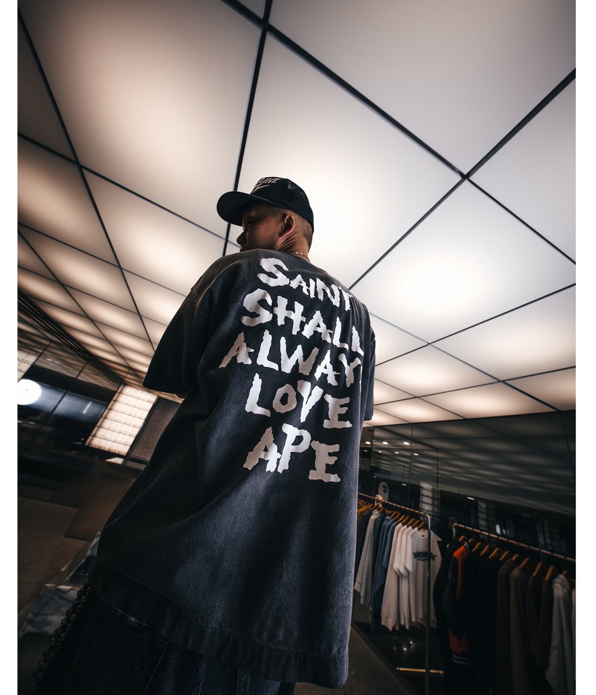 BAPE_SS T-SHIRT/ALWAYS LOVE | SAINT Mxxxxxx(セント マイケル