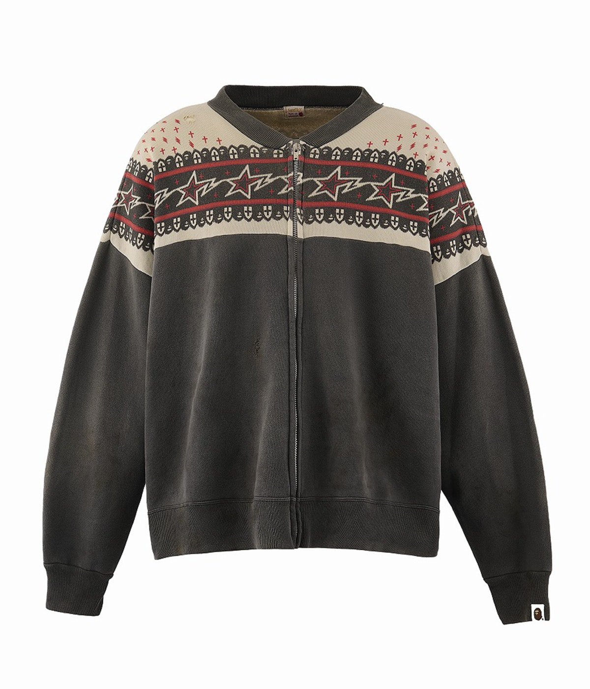 SAINT Mxxxxxx 24ssスウェットカーディガン　M BAPE_ZIP CARDIGAN | SAINT Mxxxxxx(セント マイケル) / トップス