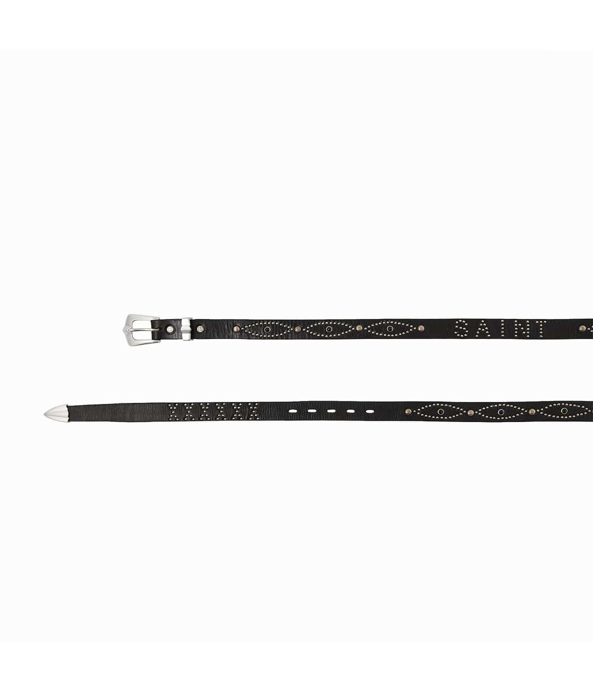HTC BELT NARROW/BLACK STONE | SAINT Mxxxxxx(セント マイケル
