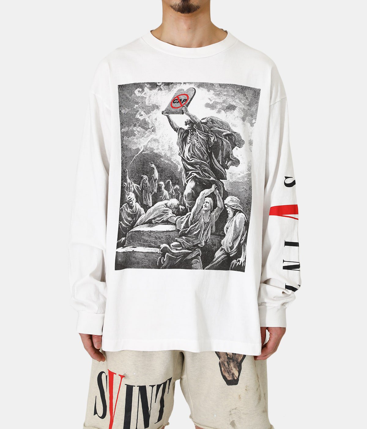 SAINT MICHAEL セントマイケル 22SS vintage processing L/S Tee