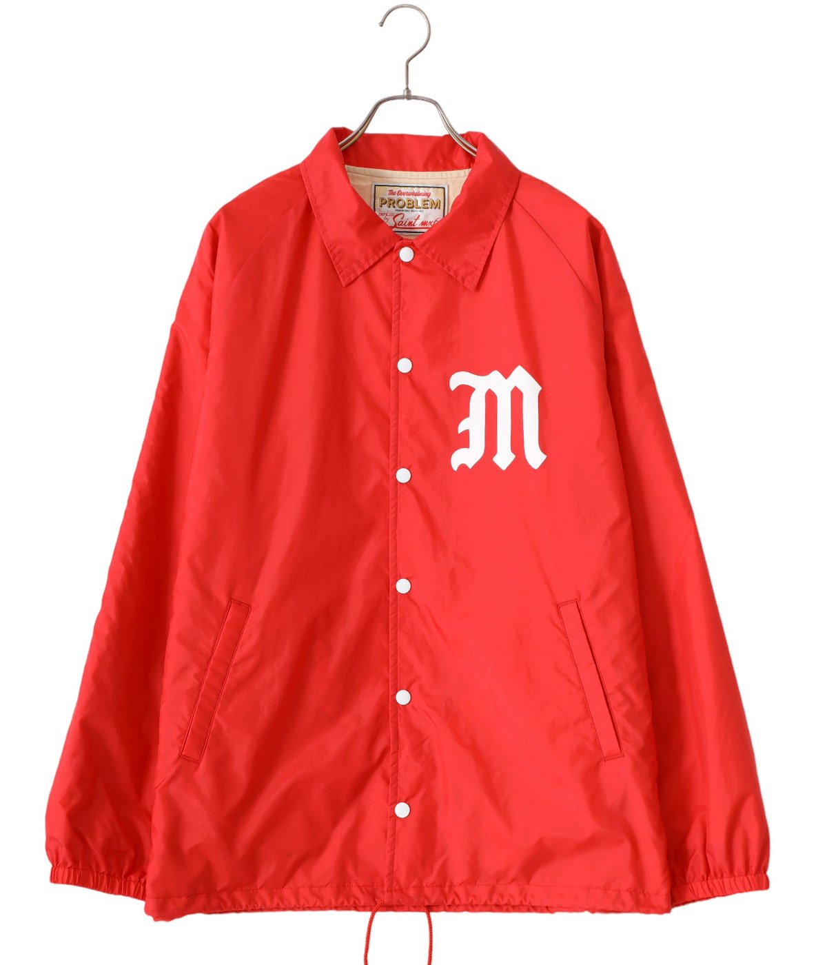 完成品 SAINT Mxxxxxx COACH JACKET/M RED Lサイズ | reumareica.com