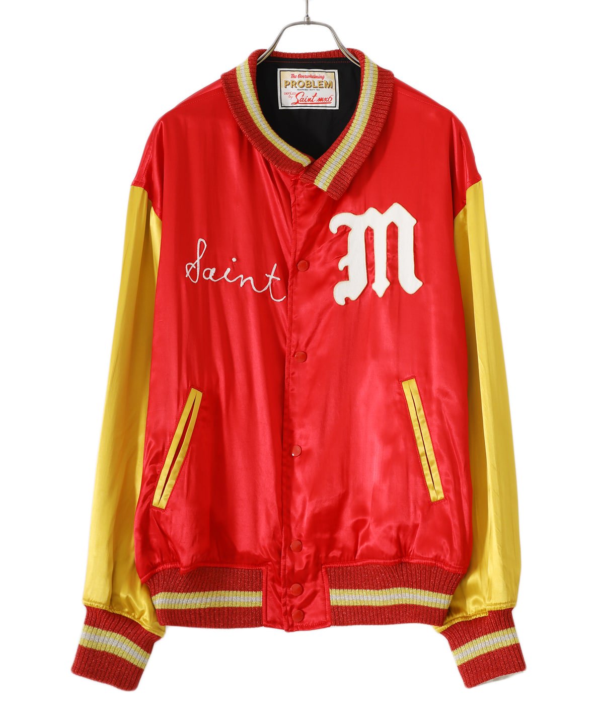 なしSAINT MICHAEL 23SSVARSITY JACKETスタジャン