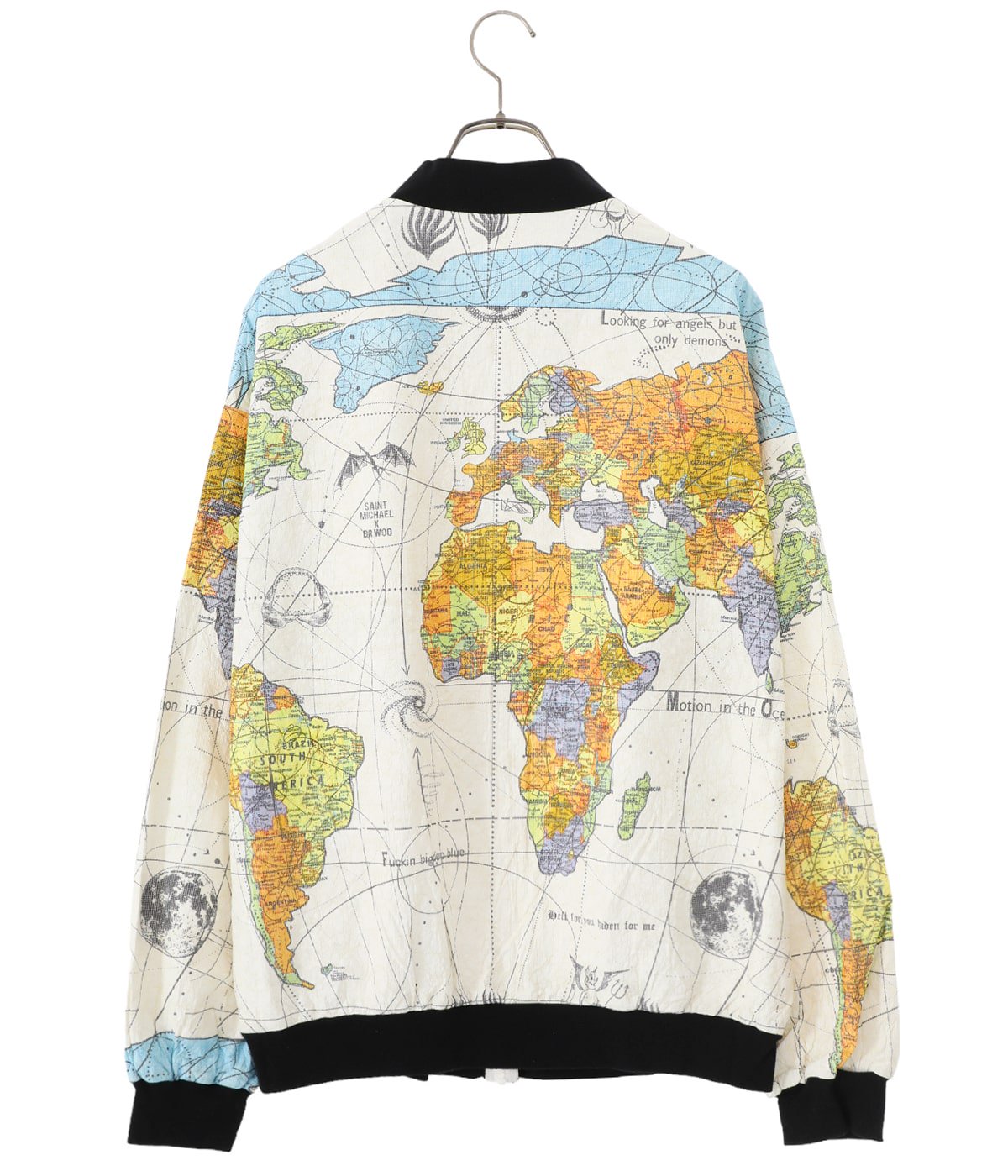 BJ_PARER JKT/WORLD MAP/W