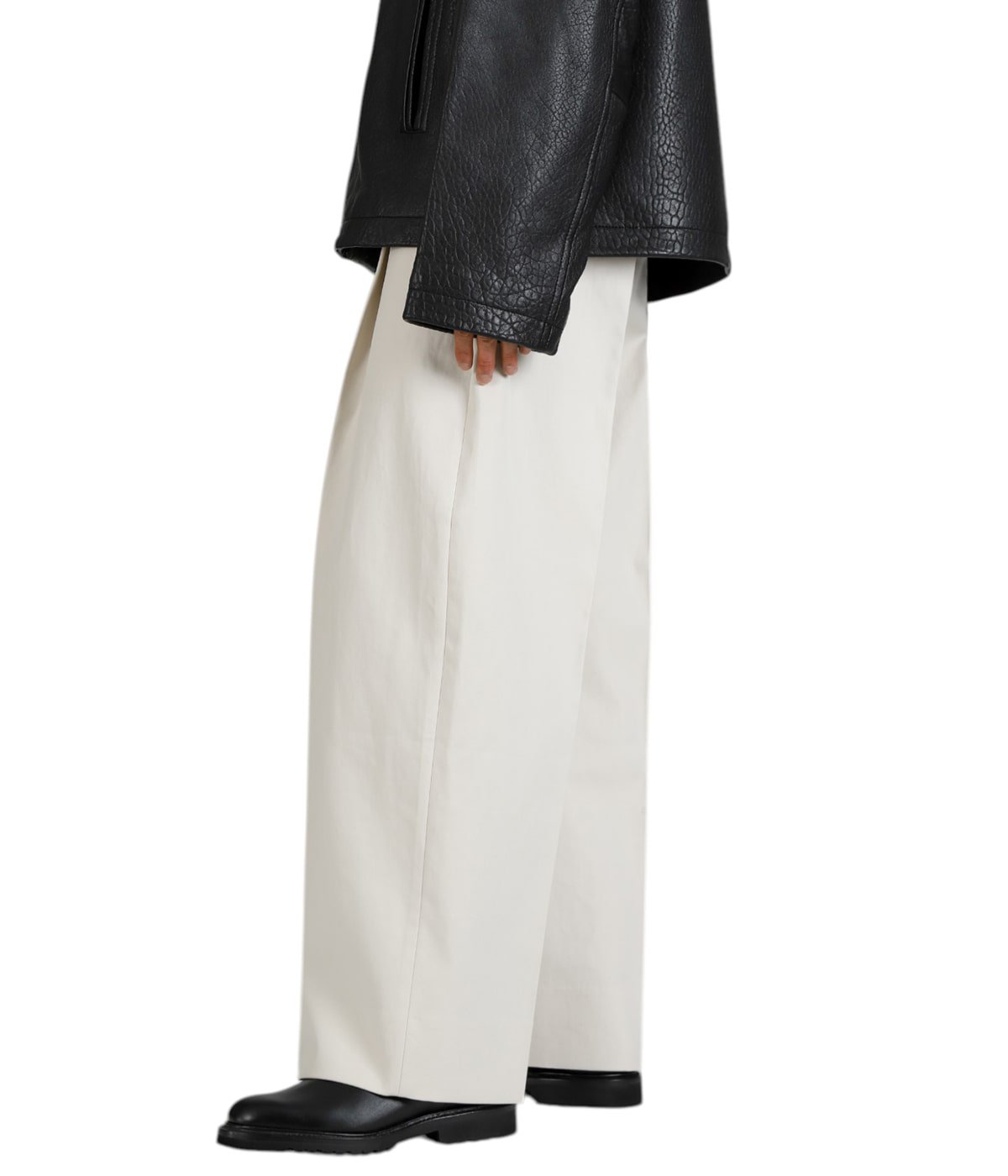 CURVED LEG PANTS - SOFTST VINTAGE TWILL - | STUDIO NICHOLSON