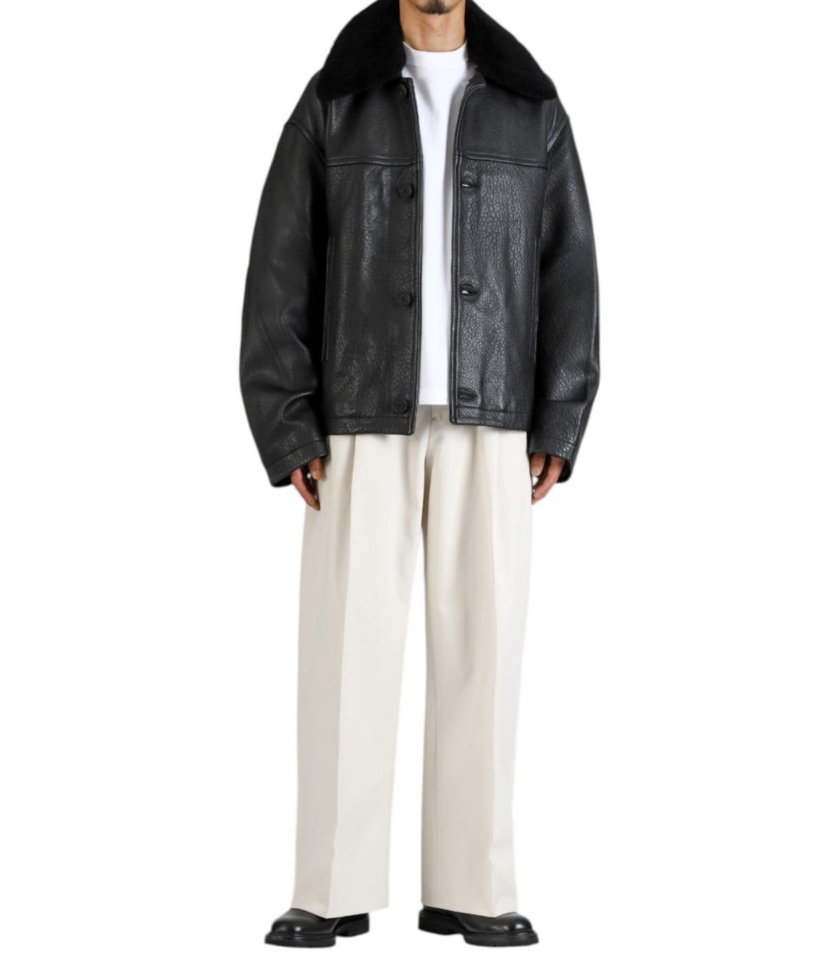CURVED LEG PANTS - SOFTST VINTAGE TWILL - | STUDIO NICHOLSON