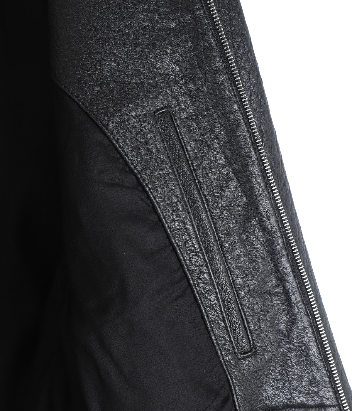 OVER HARRINGTON JACKET SNM-1355 -TEXTURED LEATHER- | STUDIO 