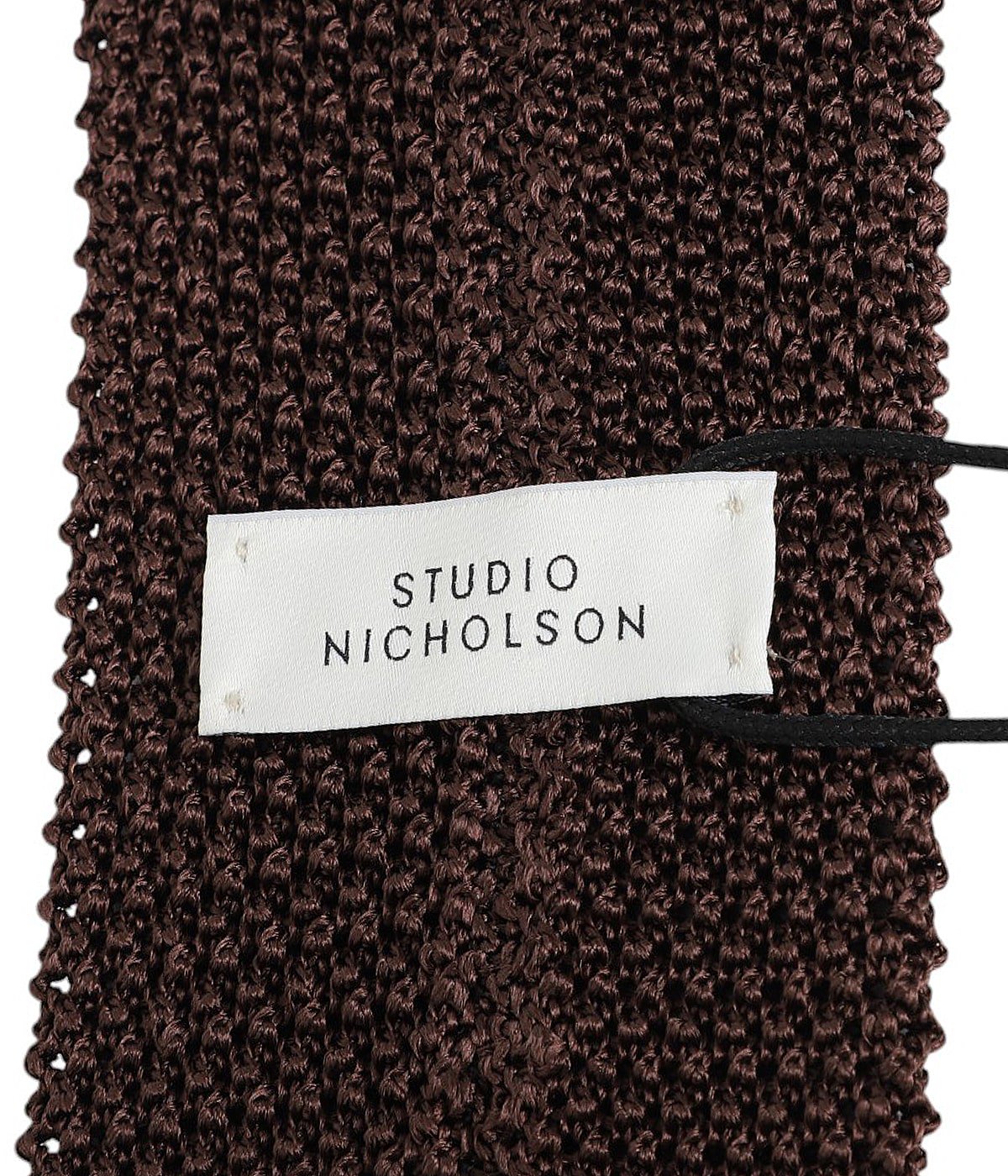 STUDIO NICHOLSON｜Shag Knit｜定価¥53,900 SILK KNIT TIE | STUDIO NICHOLSON(スタジオニコルソン