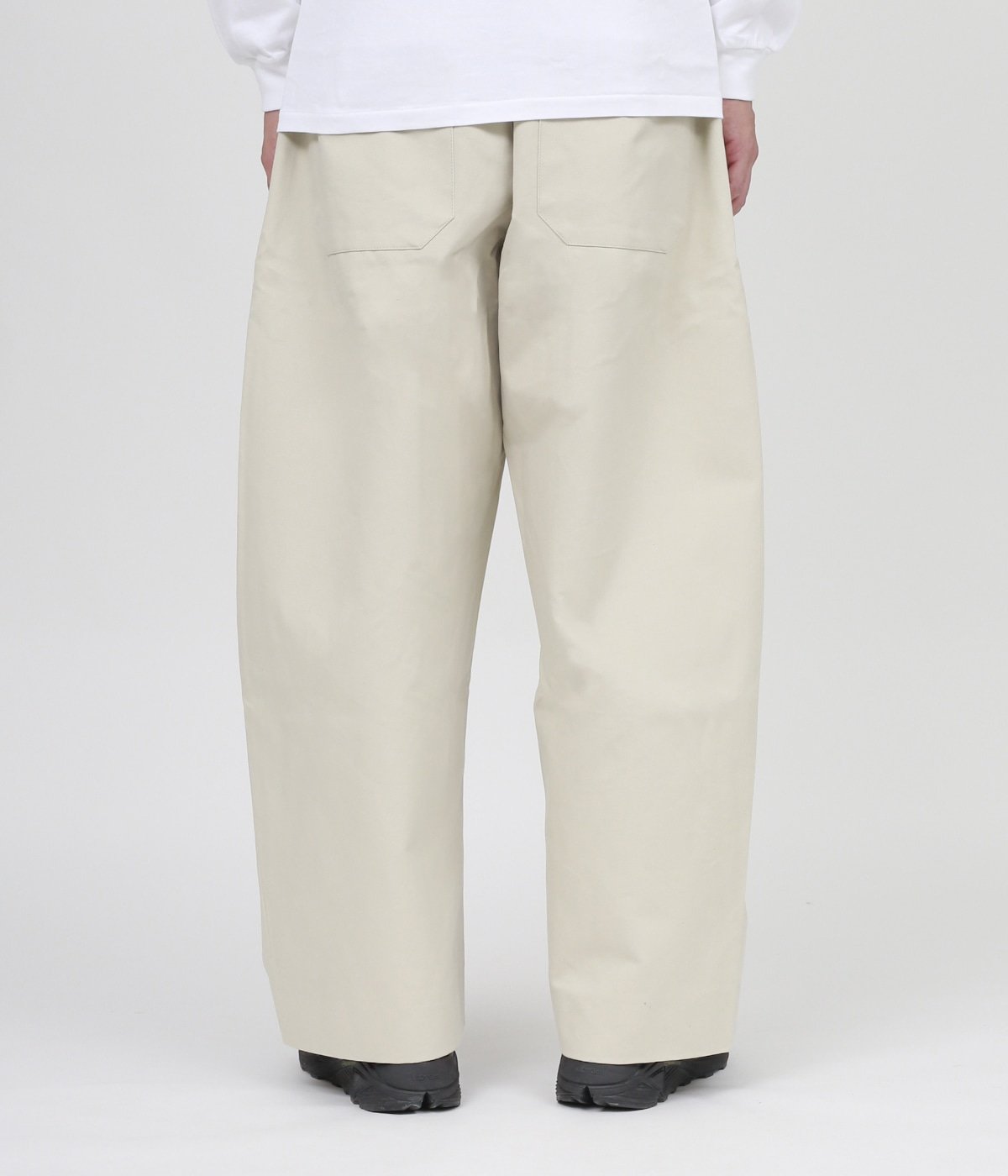 SORTE PEACHED COTTON PLEAT PANTSサイズS