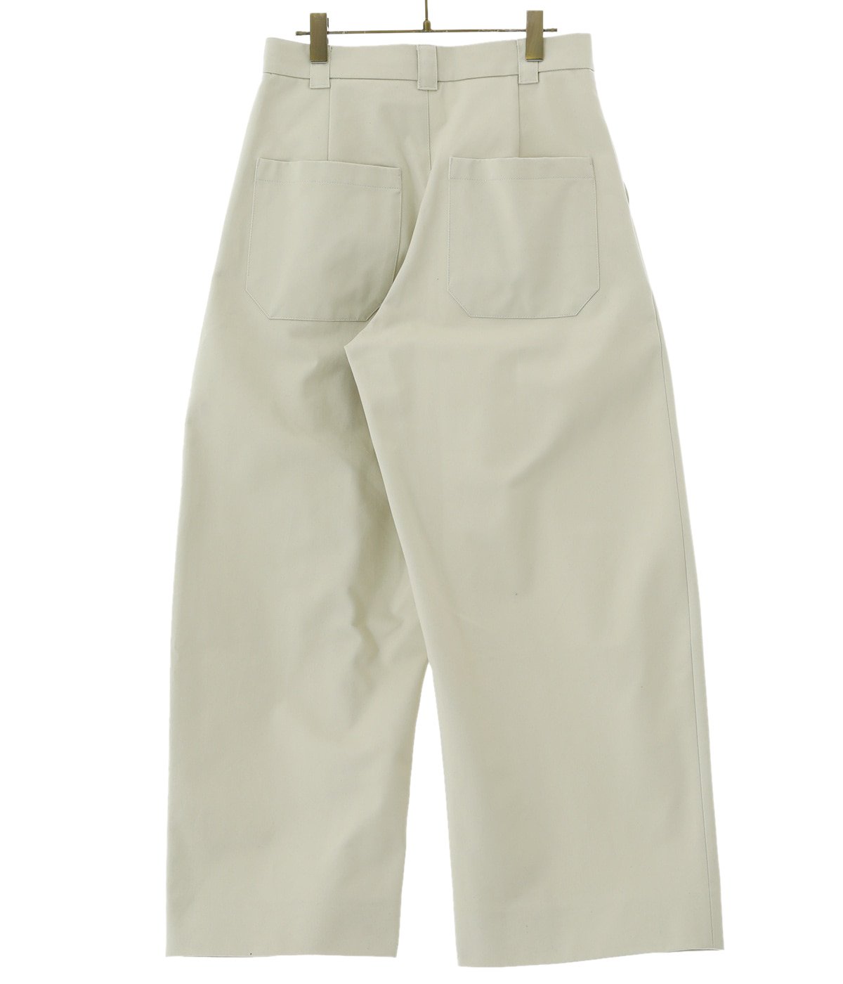 SORTE PEACHED COTTON TWILL VOLUME PLEAT PANTS | STUDIO NICHOLSON