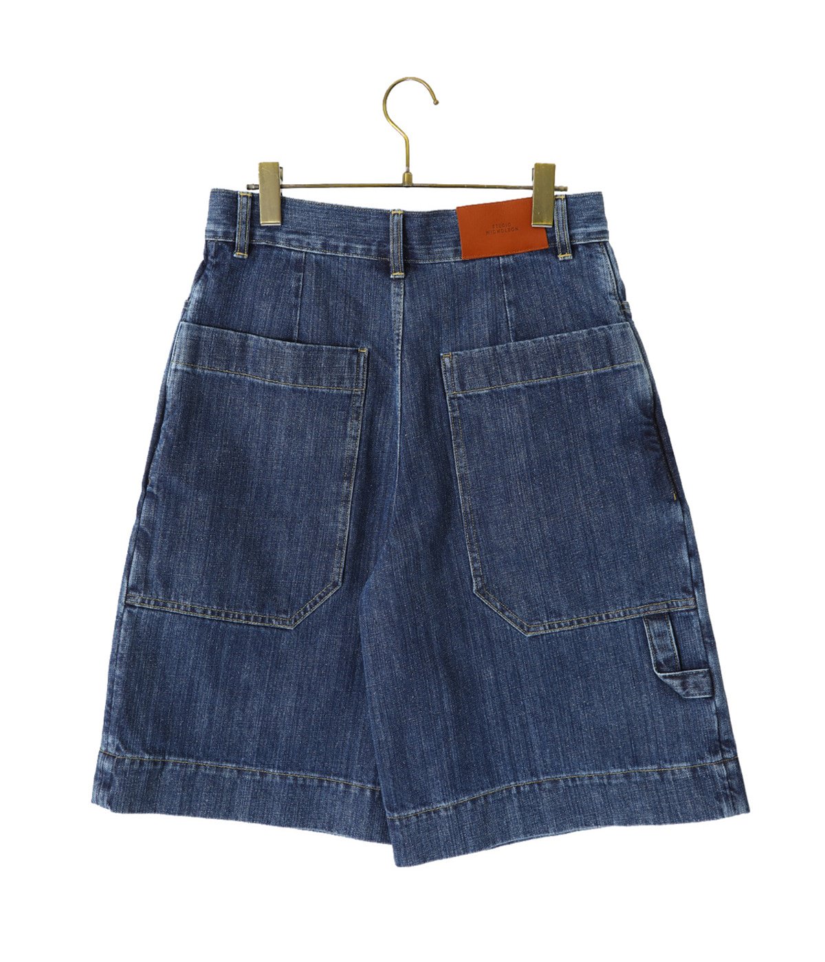 LUCIO ENZYME WASHED DENIM SHORTS | STUDIO NICHOLSON(スタジオ ...