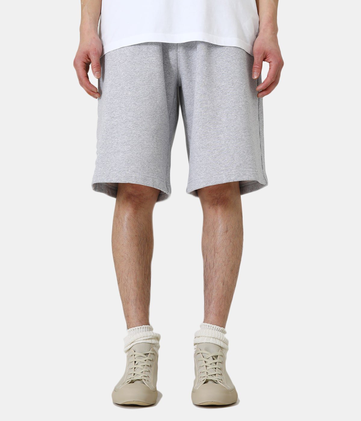 DAMON FLEECEBACK JERSEY SHORTS | STUDIO NICHOLSON(スタジオ