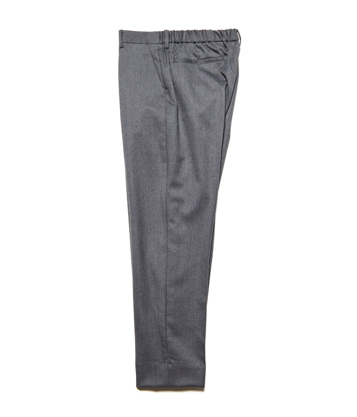 FLANNEL WOOL SHIRRING SLIM-FIT SLACKS | SOPHNET.(ソフネット