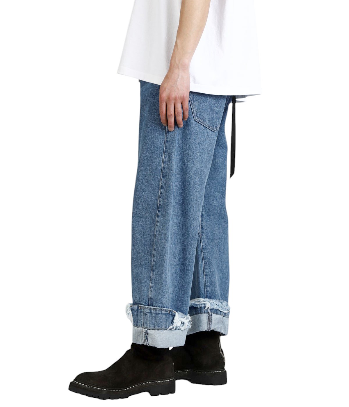 DEAN BLUE / Oversized denim trousers | MARINA YEE(マリナ