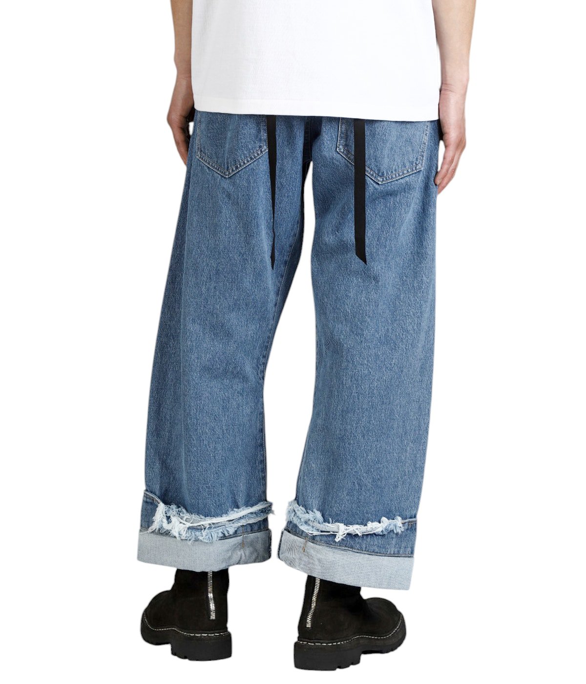 DEAN BLUE / Oversized denim trousers | MARINA YEE(マリナ
