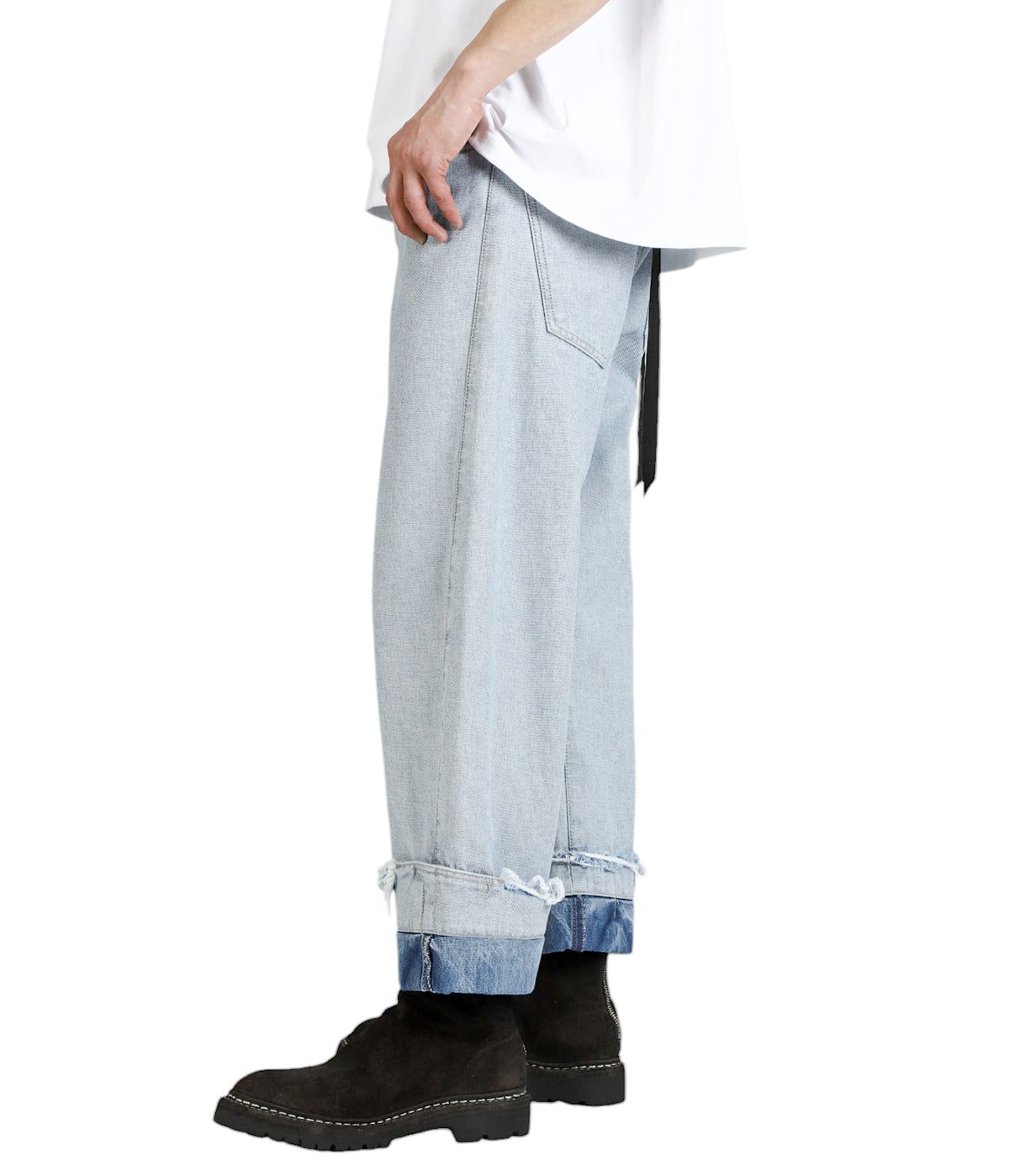 DEAN BLUE / Oversized denim trousers | MARINA YEE(マリナ