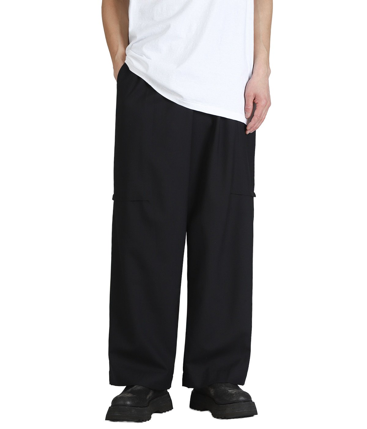 JULES 2.0 / Knee dart elasticated trousers | MARINA YEE(マリナ