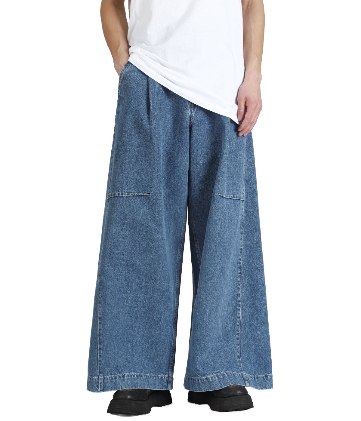 DEAN JULIUS / Wide-legged denim trousers | MARINA YEE(マリナ・イー