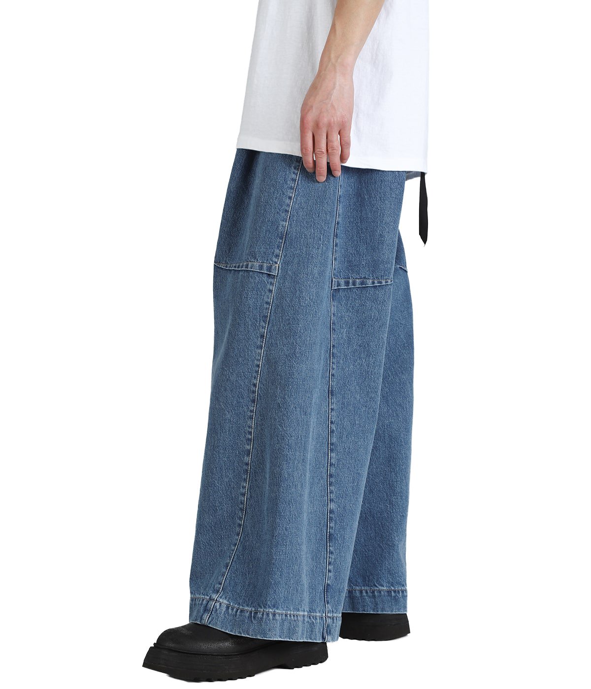 DEAN JULIUS / Wide-legged denim trousers | MARINA YEE(マリナ・イー