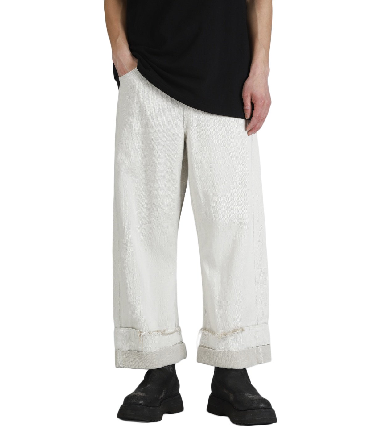 DEAN BLUE / Oversized denim trousers | MARINA YEE(マリナ・イー 