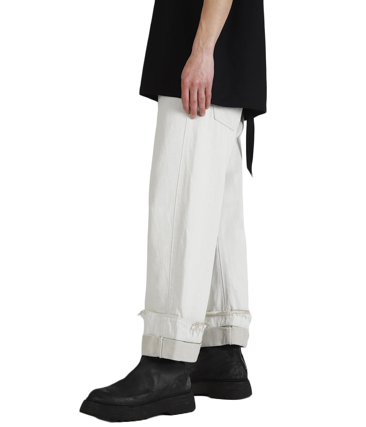 DEAN BLUE / Oversized denim trousers | MARINA YEE(マリナ・イー 