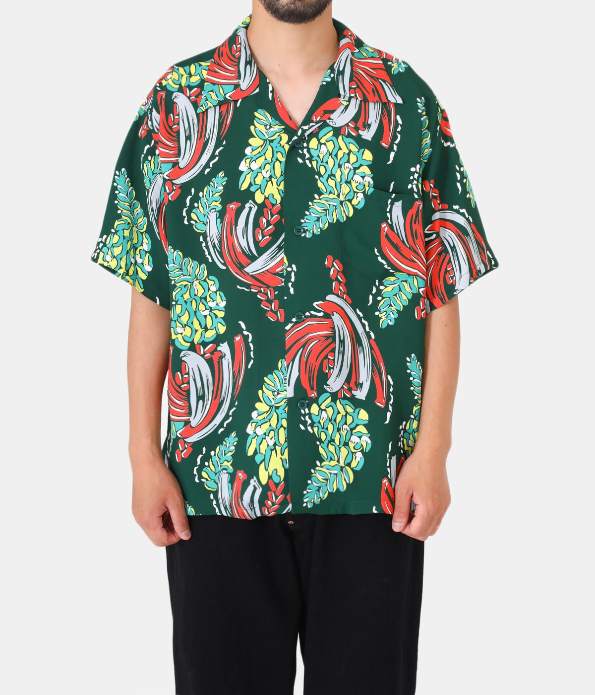 BANANA HARVEST”S/S RAYON HAWAIIAN SHIRT | SUN SURF(サンサーフ 