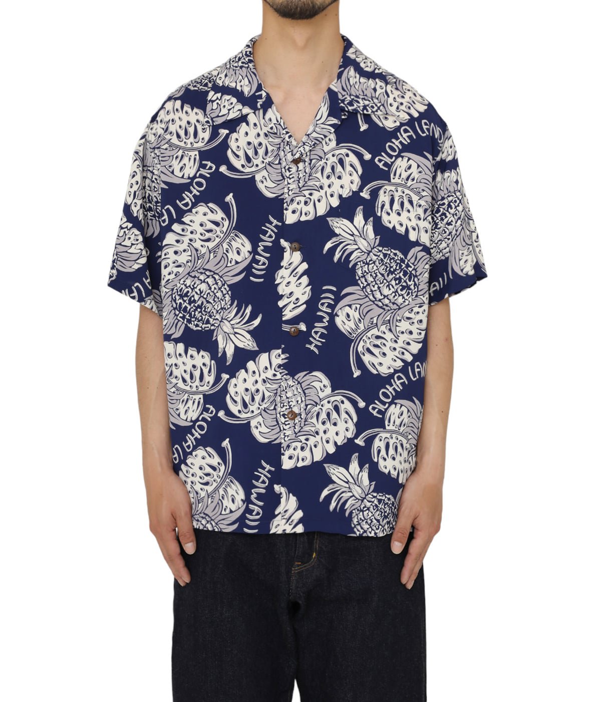 THE PINEAPPLE ISLANDS” S/S RAYON HAWAIIAN SHIRT | SUN SURF