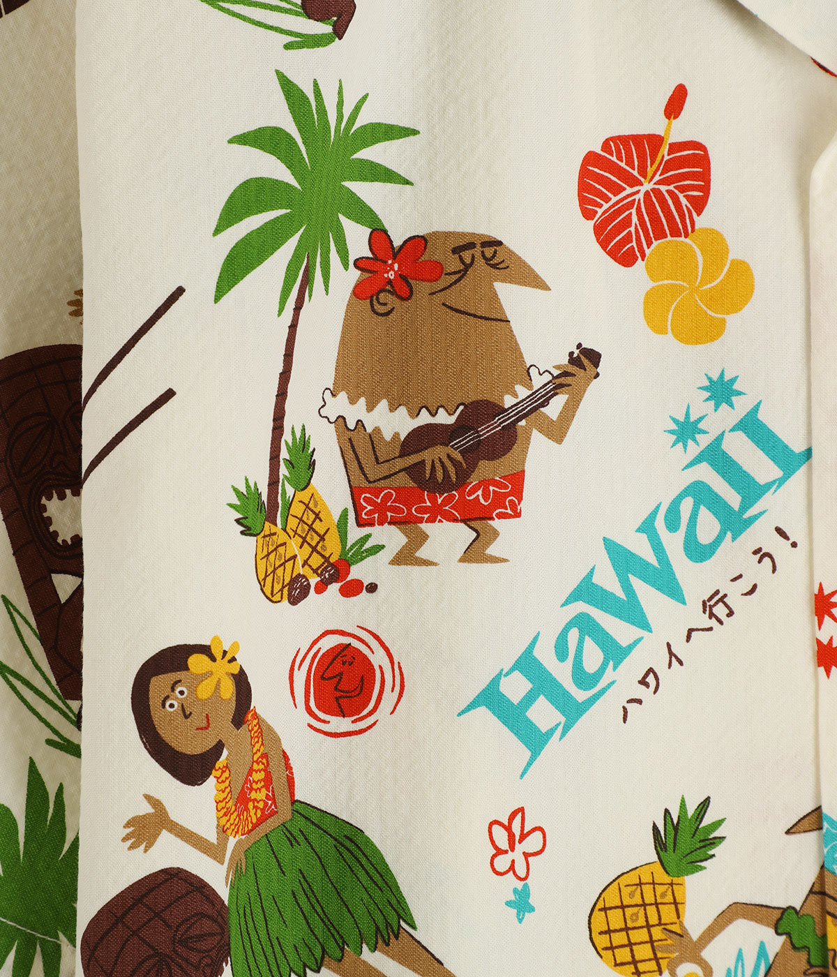 TRIP TO HAWAII“ COTTON SEERSUCKER BY 柳原良平 with MOOKIE | SUN