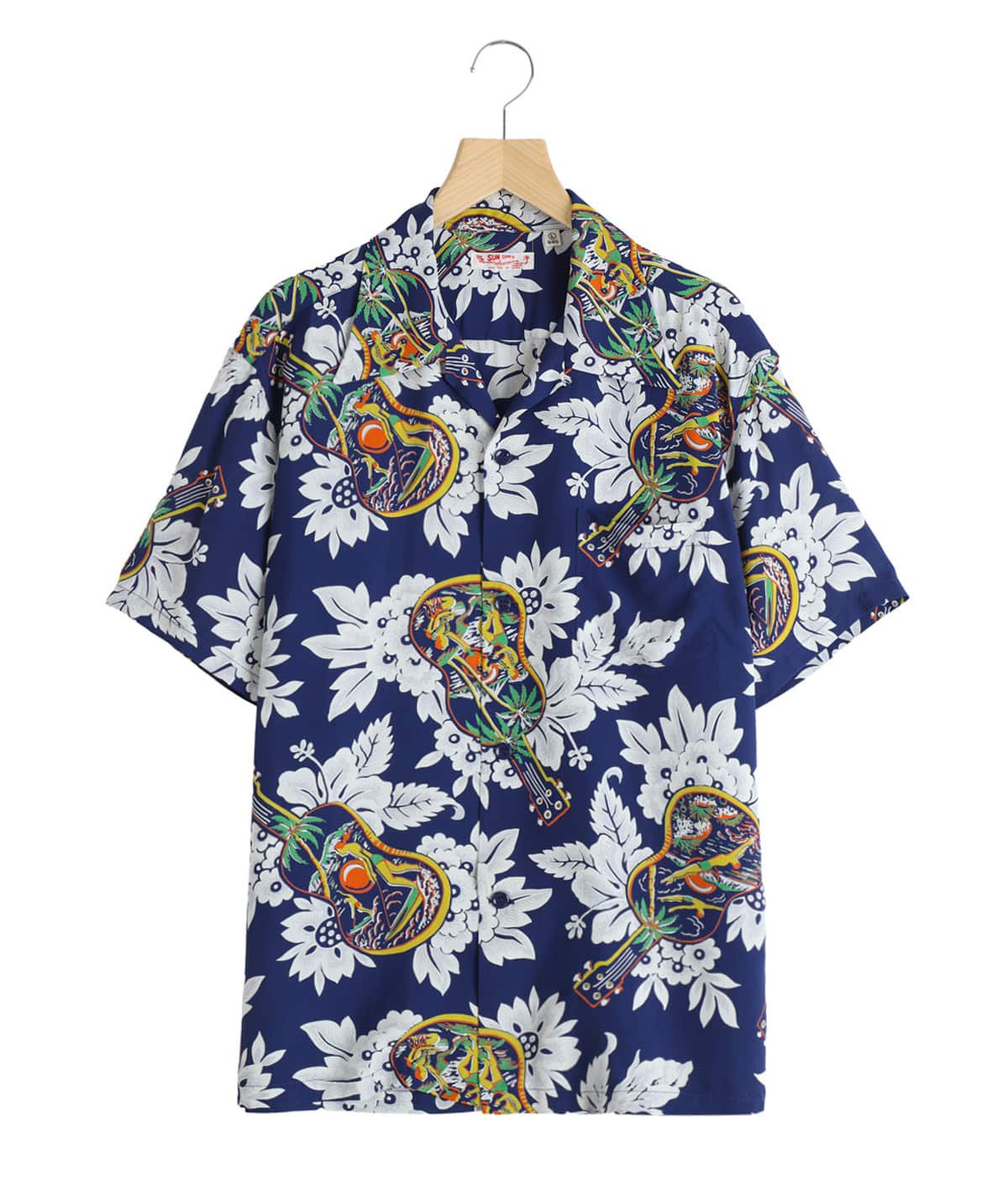 UKULELE MELODY“ S/S RAYON HAWAIIAN SHIRT | SUN SURF(サンサーフ
