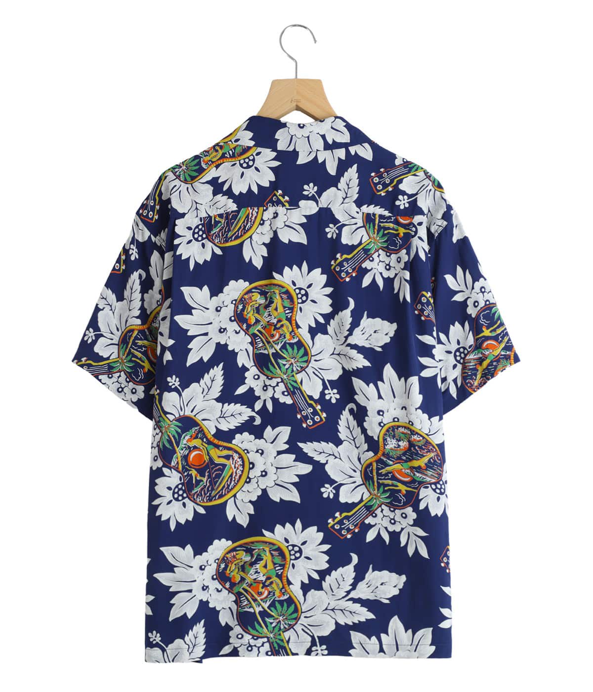 UKULELE MELODY“ S/S RAYON HAWAIIAN SHIRT | SUN SURF(サンサーフ 