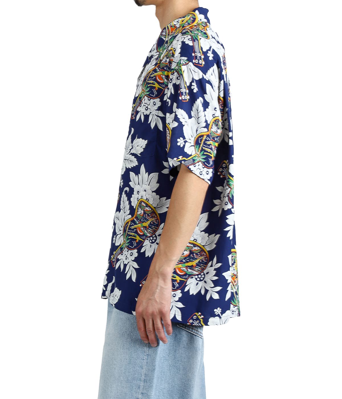 UKULELE MELODY“ S/S RAYON HAWAIIAN SHIRT | SUN SURF(サンサーフ 