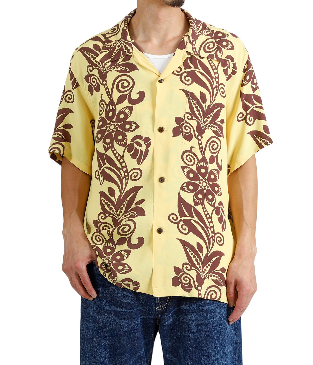 PICTOGRAPH FLOWER“ S/S RAYON HAWAIIAN SHIRT | SUN SURF(サンサーフ