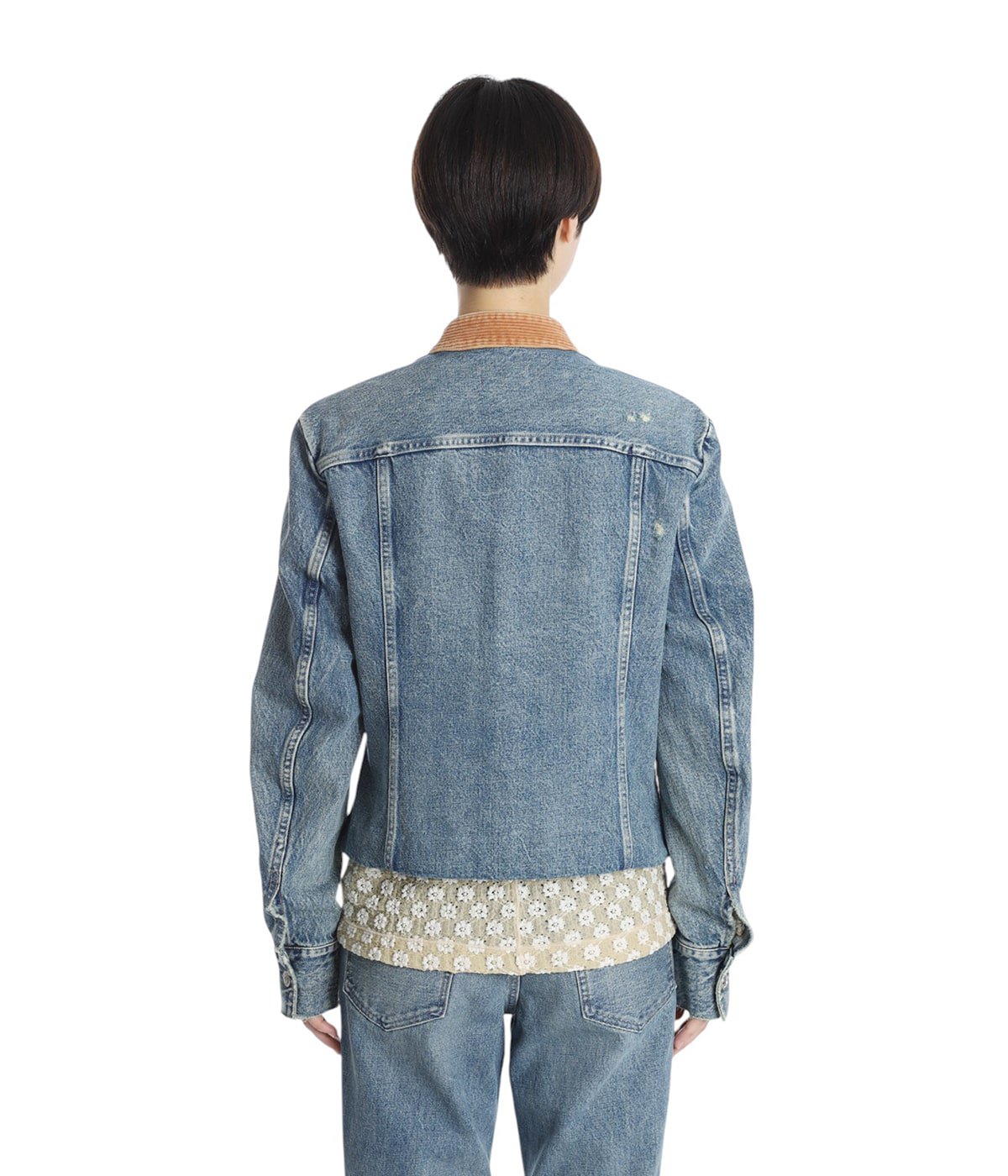 レディース】NO COLLAR TRUCKER JACKET | TANAKA(タナカ) / アウター