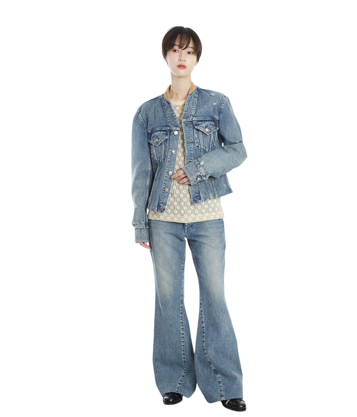 希少！再販なし⁉️NOREMID DENIM TRUCKER JKT ノーメンテナンス NO MAINTENANCE HAZE TRUCKER JACKET （RAW BLUE