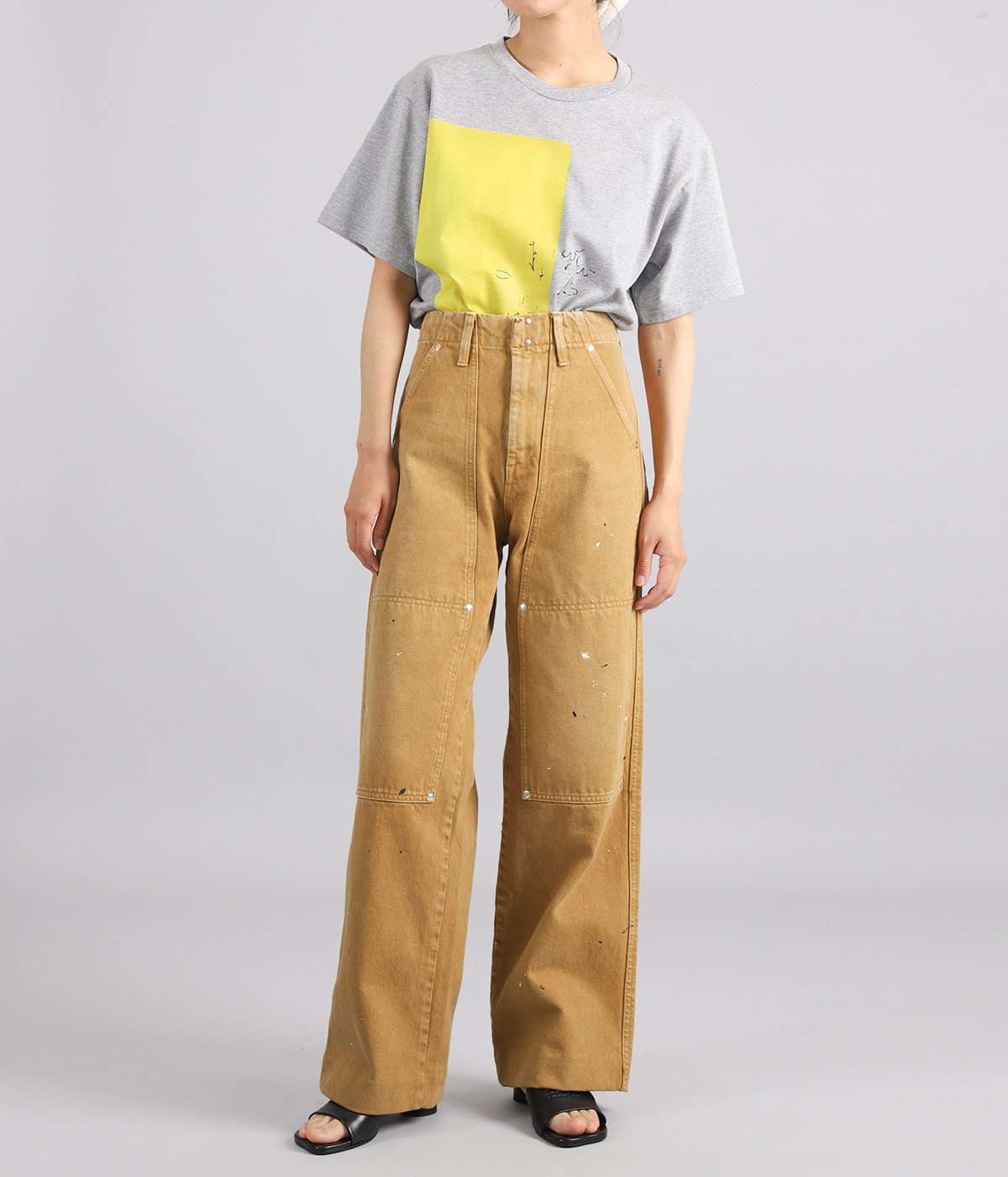 【新品】TANAKA ジップスリット デニムパンツ W26 日本製　匿名配送 レディース】NEW CLASSIC WORK JEANS | TANAKA(タナカ) / パンツ